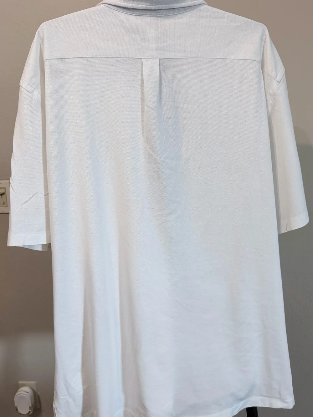 Ralph Lauren White Button-Down Polo with Embroidered Pony XLT TALL
